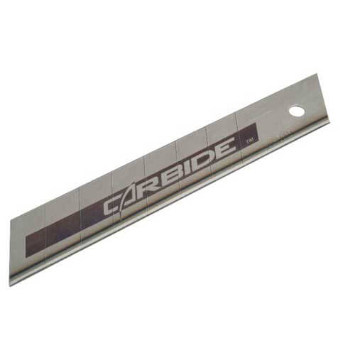 Зображення Лезо для ножів STANLEY "Carbide" шириною 18 мм з сегментами, що відламуються, 5шт. фото 2