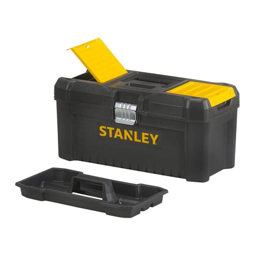 Зображення Ящик STANLEY " ESSENTIAL", 406x205x195 мм (16"), пластиковий, з металевими клямками. фото 5