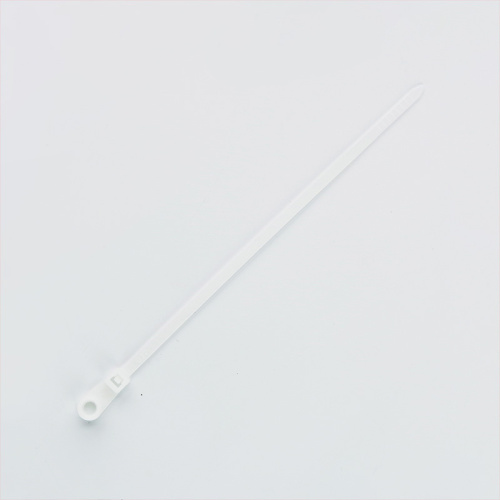 Зображення Хомут нейлоновий з кільцем 4х150 білий Apro  (пач.100шт) фото 2