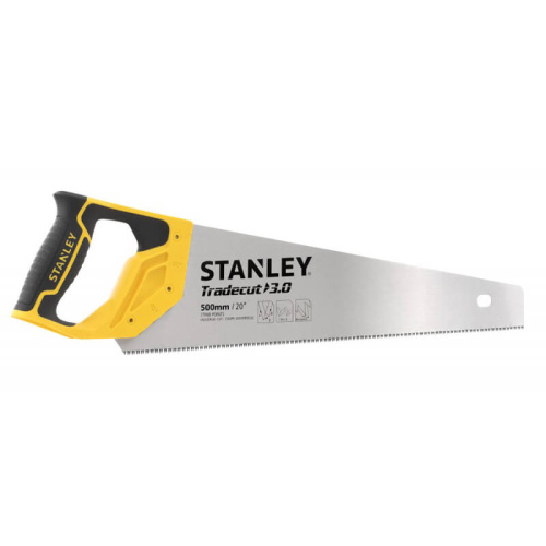 Зображення Ножівка STANLEY "Tradecut" універсальна, з загартованими зубами, L = 500мм, 7 tpi.