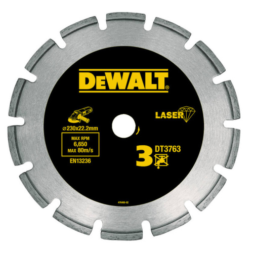 Зображення Диск алмазний DeWALT DT3763