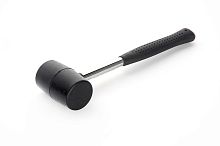 Киянка гумова 900гр/90мм чорна з металевою ручкою