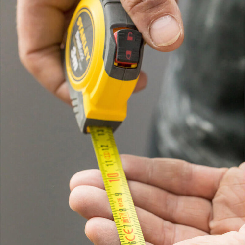 Зображення Рулетка вимірювальна STANLEY "Tylon ™ Dual Lock", 3мх13 мм, з двома варіантами фіксації стрічки, в п фото 3