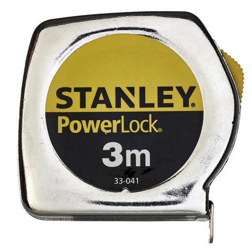 Зображення Рулетка вимірювальна STANLEY "Powerlock®" в хромованому пластмасовому корпусі 3м х 19 мм. фото 3