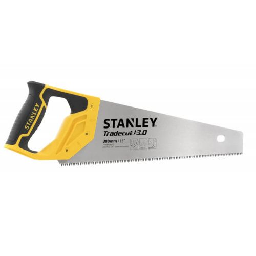 Зображення Ножівка STANLEY "Tradecut" універсальна, з загартованими зубами, L = 380мм, 7 tpi.