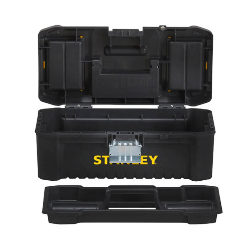 Зображення Ящик STANLEY " ESSENTIAL", 406x205x195 мм (16"), пластиковий, з металевими клямками. фото 6