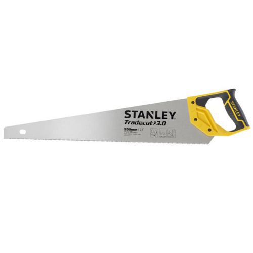 Зображення Ножівка STANLEY "Tradecut" універсальна, з загартованими зубами, L = 550мм, 11 tpi.