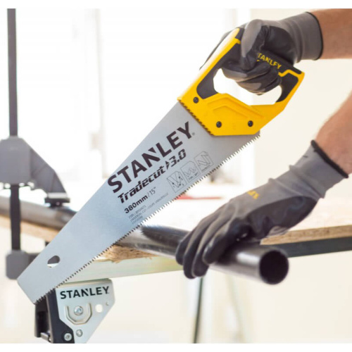 Зображення Ножівка STANLEY "Tradecut" універсальна, з загартованими зубами, L = 380мм, 7 tpi. фото 4