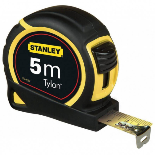 Зображення Рулетка вимірювальна STANLEY" Tylon™", 5мх19мм, в пластмасовому корпусі.