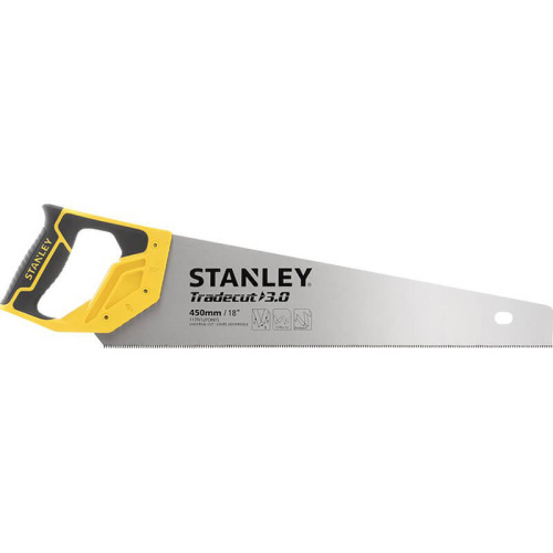 Зображення Ножівка STANLEY "Tradecut" універсальна, з загартованими зубами, L = 450мм, 11 tpi. фото 3